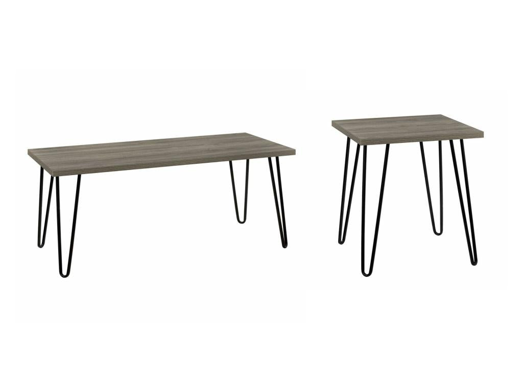 Tavolino da caffè in legno di quercia marrone