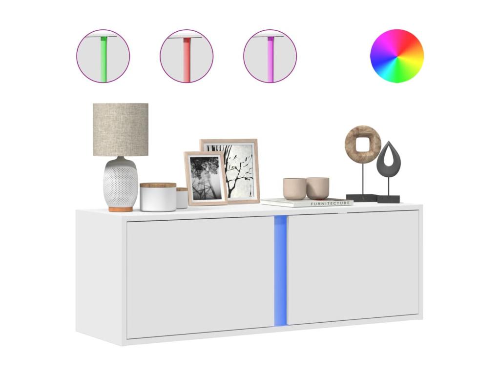 Mobile TV bianco, 100 x 31 x 35 cm