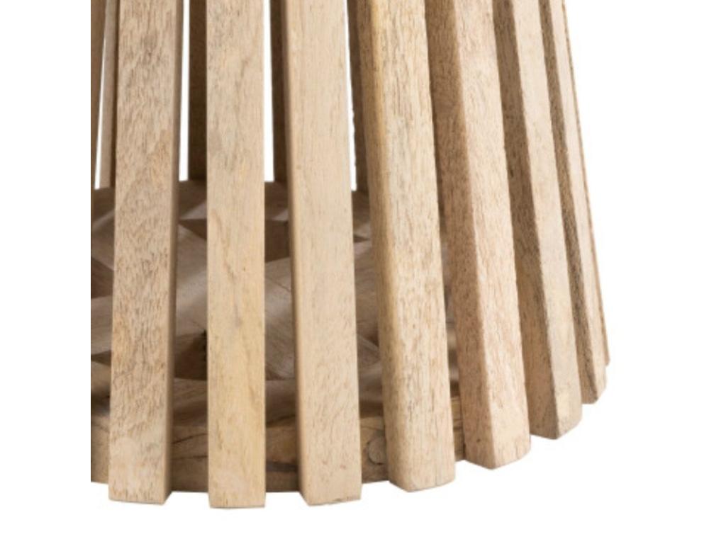 Tavolino laterale naturale