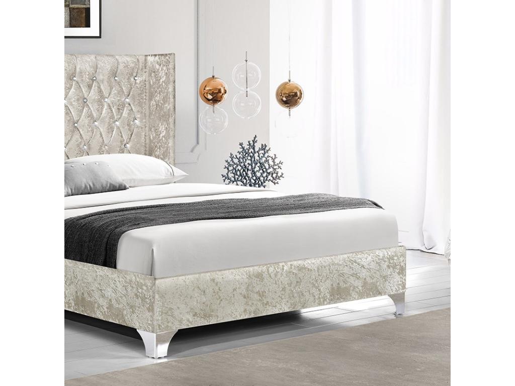 Letto beige, 180 x 200 cm
