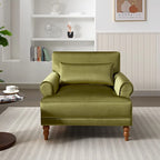 Poltrona in velluto da 37,8 cm con supporto lombare ergonomico