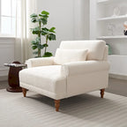 Poltrona in velluto da 37,8 cm con supporto lombare ergonomico