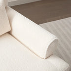 Poltrona in velluto da 37,8 cm con supporto lombare ergonomico