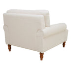 Poltrona in velluto da 37,8 cm con supporto lombare ergonomico