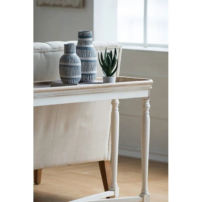 Tavolo Alcott stretto 42x14x30, consolle e buffet