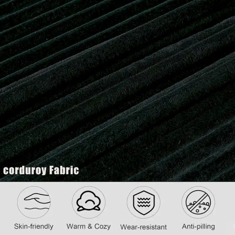 Divano componibile modulare a L imbottito in velluto a coste da 127 pollici con 10 cuscini, schiuma ad alta resilienza, non richiede montaggio