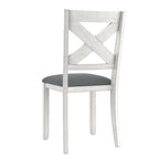 Set da pranzo VECELO con panca, tavolo da pranzo rettangolare estensibile in legno massello e 4 sedie da pranzo in legno massello