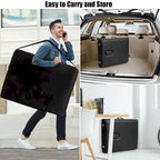 Lettino da massaggio portatile Costway 84L regolabile per spa viso e tatuaggi