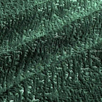 110.2 Set divano a 3 posti in ciniglia con pouf e cuscini, struttura in legno massello e cuscini ad alta resilienza