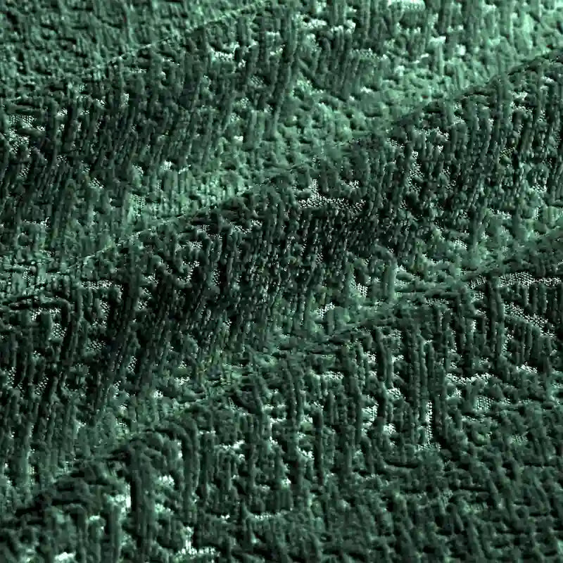 110.2 Set divano a 3 posti in ciniglia con pouf e cuscini, struttura in legno massello e cuscini ad alta resilienza