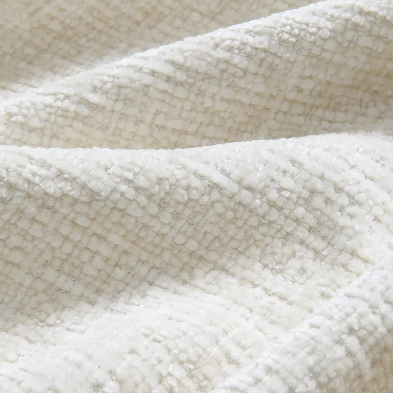 Divano componibile moderno in ciniglia da 116 pollici con schiuma ad alta densità, non richiede montaggio