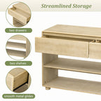 Consolle con cassetti e ripiani per ingresso