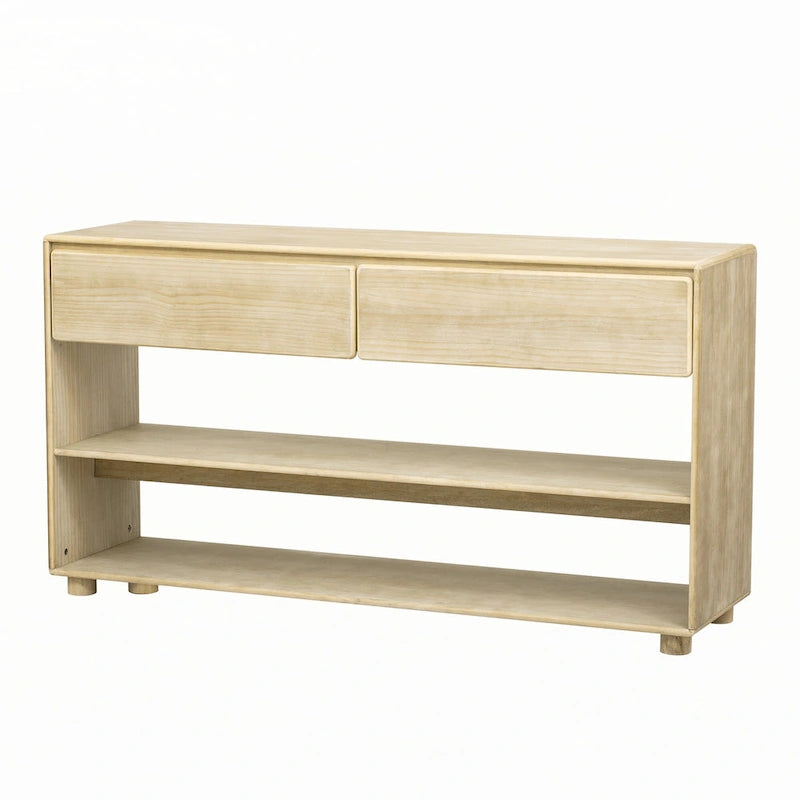 Consolle con cassetti e ripiani per ingresso