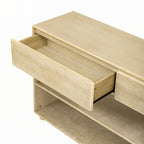 Consolle con cassetti e ripiani per ingresso