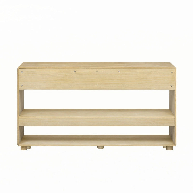 Consolle con cassetti e ripiani per ingresso