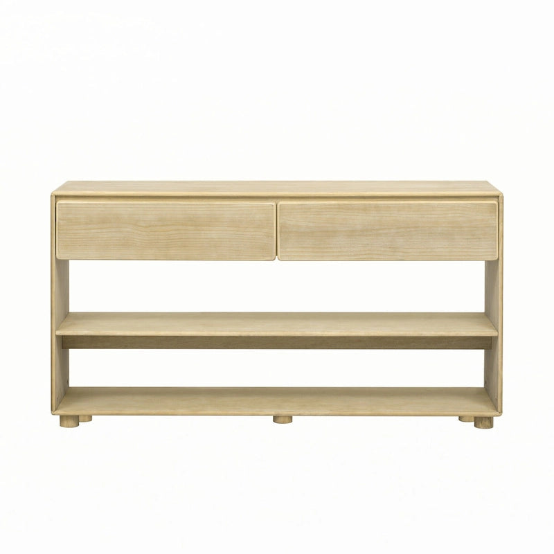 Consolle con cassetti e ripiani per ingresso