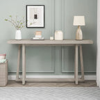 Elegante tavolo da consolle da 60, tavolo da ingresso rettangolare per esterni con struttura robusta per l'uso in corridoio