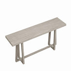 Elegante tavolo da consolle da 60, tavolo da ingresso rettangolare per esterni con struttura robusta per l'uso in corridoio