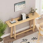 Elegante tavolo da consolle da 60, tavolo da ingresso rettangolare per esterni con struttura robusta per l'uso in corridoio