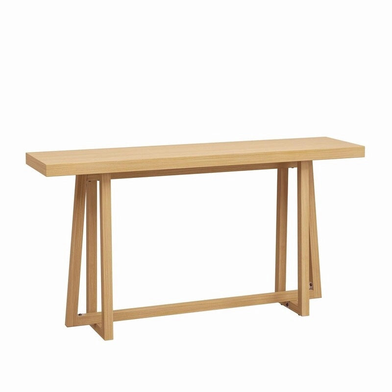 Elegante tavolo da consolle da 60, tavolo da ingresso rettangolare per esterni con struttura robusta per l'uso in corridoio