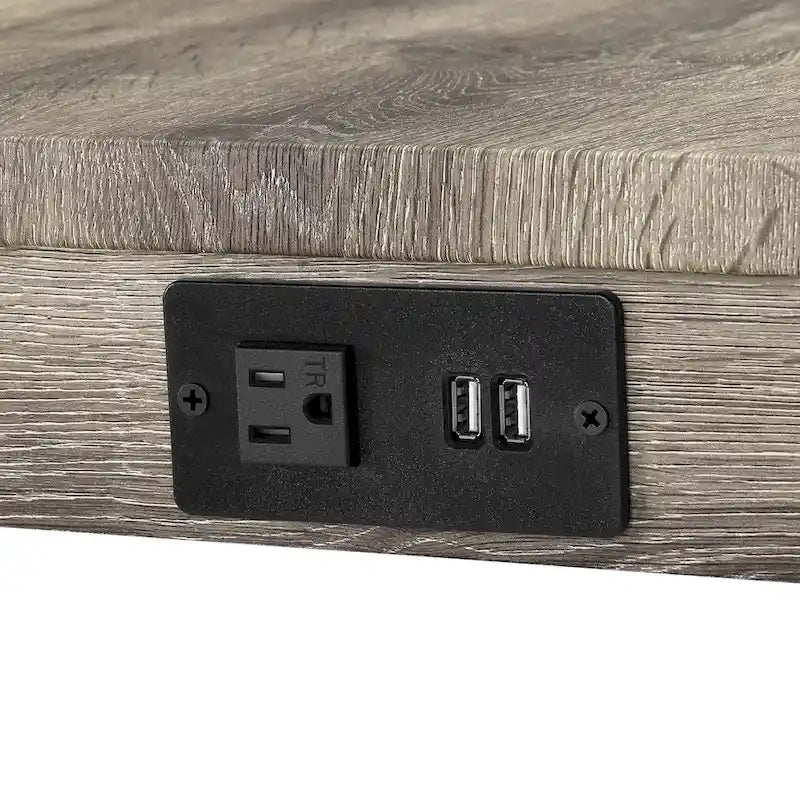 Set tavolo da pranzo da bar e 3 sgabelli da bar con presa di corrente, angolo colazione da cucina, tavolo da pranzo in legno, sedie