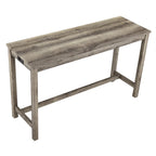 Set tavolo da pranzo da bar e 3 sgabelli da bar con presa di corrente, angolo colazione da cucina, tavolo da pranzo in legno, sedie