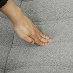 Poltrona a sacco HOMCOM per adulti, poltrona gigante da camino, divano pigro, divano a sacco con comoda schiuma ad alta densità