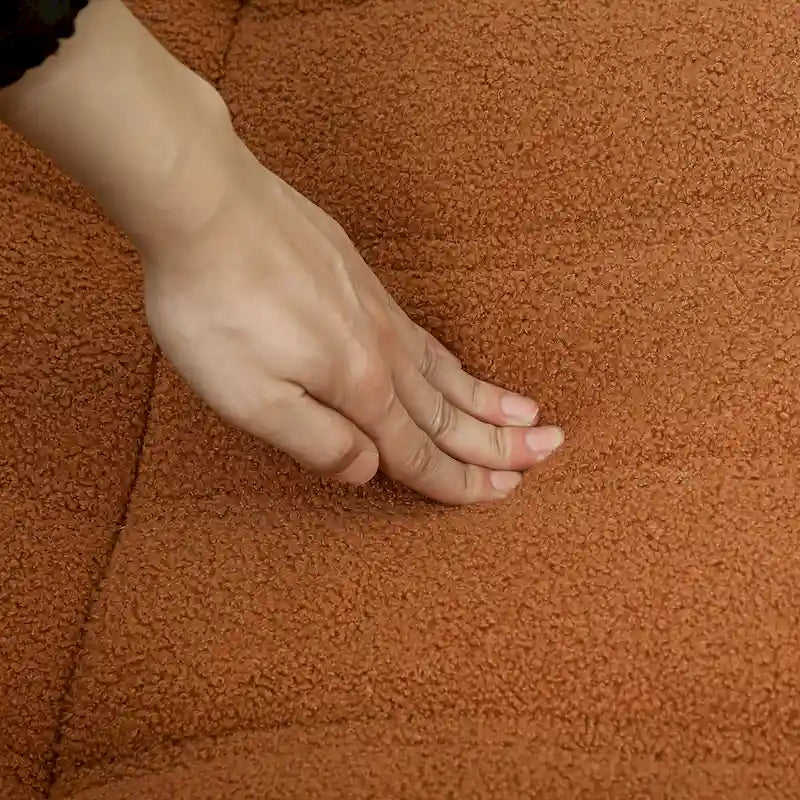 Poltrona a sacco HOMCOM per adulti, poltrona gigante da camino, divano pigro, divano a sacco con comoda schiuma ad alta densità