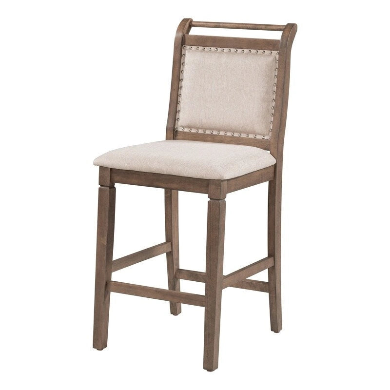 Set compatto da 3 pezzi con tavolo a ribalta in legno e 2 sedie da pranzo imbottite per piccoli spazi