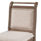 Set compatto da 3 pezzi con tavolo a ribalta in legno e 2 sedie da pranzo imbottite per piccoli spazi