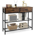 Tavolino da ingresso Costway Console con 2 cassetti per soggiorno - Vedi dettagli
