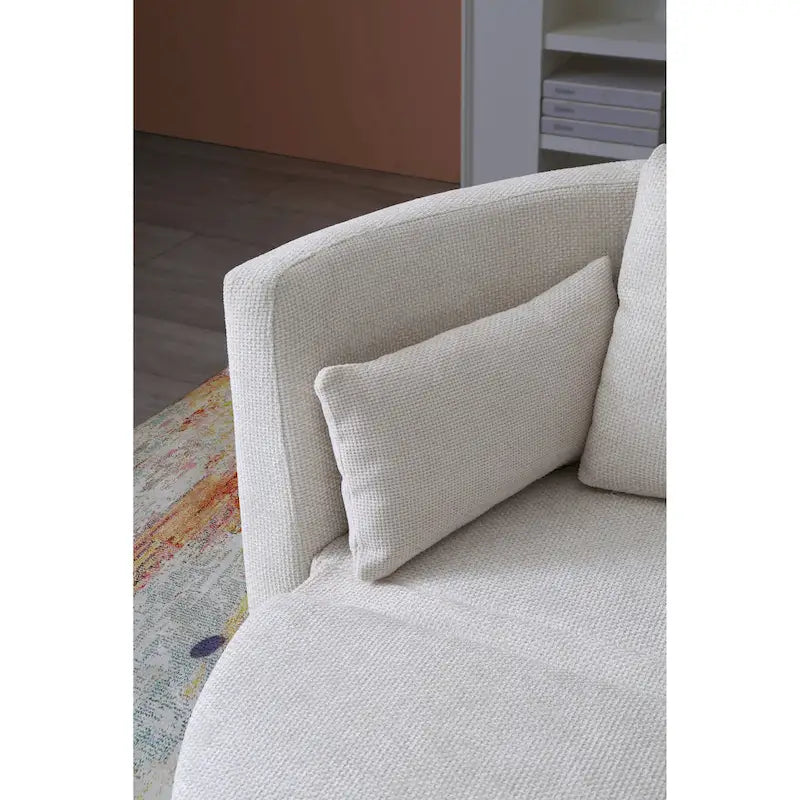 Poltrona letto pieghevole in lino, divano letto da terra, letto circolare, divano futon regolabile, divano letto pieghevole per soggiorno