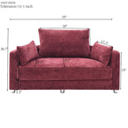 Poltrona letto pieghevole in lino, divano letto da terra, letto circolare, divano futon regolabile, divano letto pieghevole per soggiorno