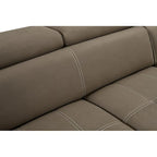 Divano componibile trasformabile Roomfitters 97 con chaise longue contenitore, poggiatesta regolabili, divano letto angolare moderno a L