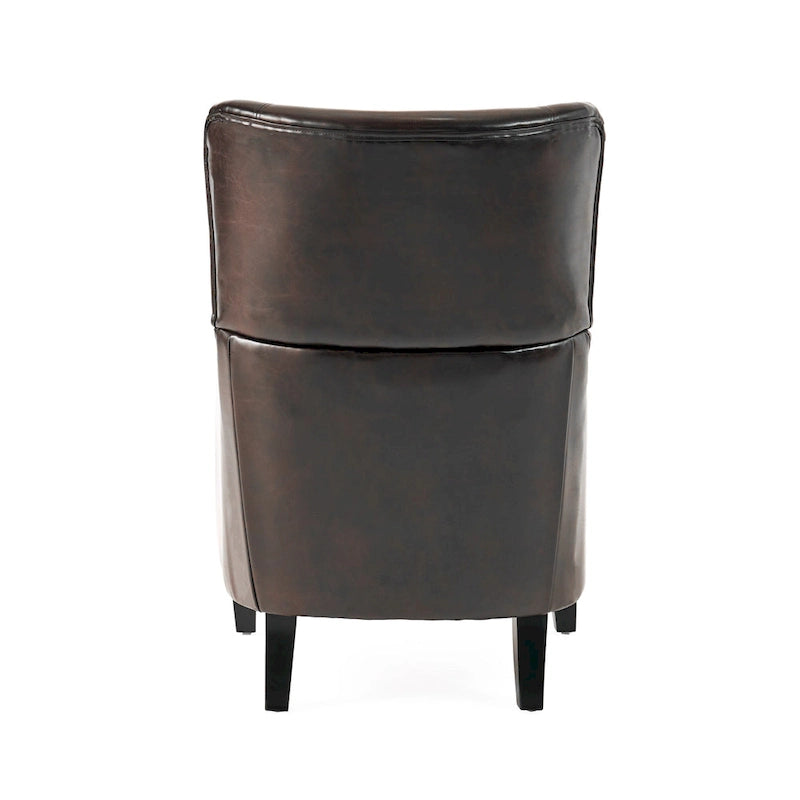 27 Poltrona con schienale alto