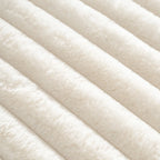 Divano componibile a L a 3 posti in pelliccia sintetica 110 Cloud con due cuscini inclusi