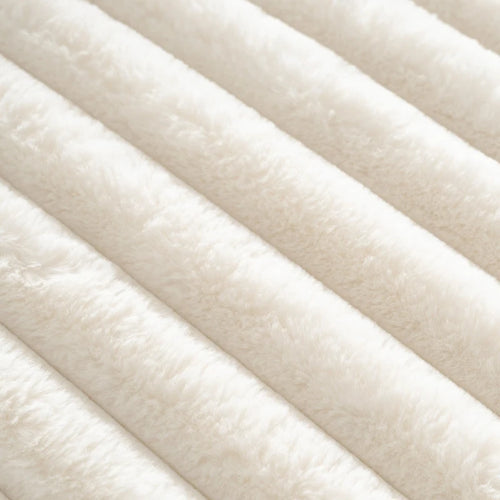 Divano componibile a L a 3 posti in pelliccia sintetica 110 Cloud con due cuscini inclusi