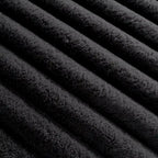 Divano componibile a L a 3 posti in pelliccia sintetica 110 Cloud con due cuscini inclusi