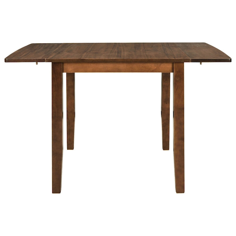 Set da pranzo con tavolo da colazione in legno da 3 pezzi con tavolo a ribalta