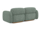 Divano in tessuto verde