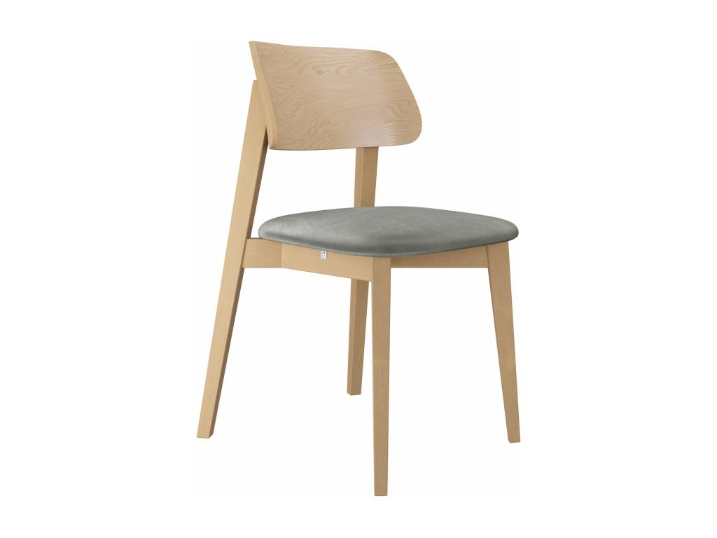 Sedia grigia, 80 x 46 x 49 cm