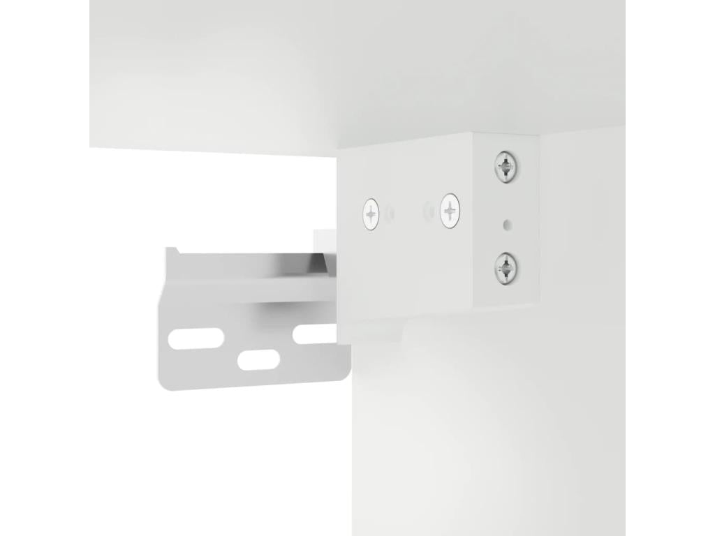 Armadio in legno ingegnerizzato bianco, 100 x 36,5 x 35 cm