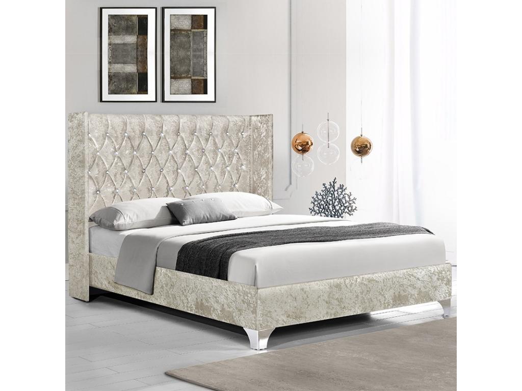 Letto beige, 180 x 200 cm
