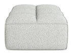 Pouf in tessuto beige
