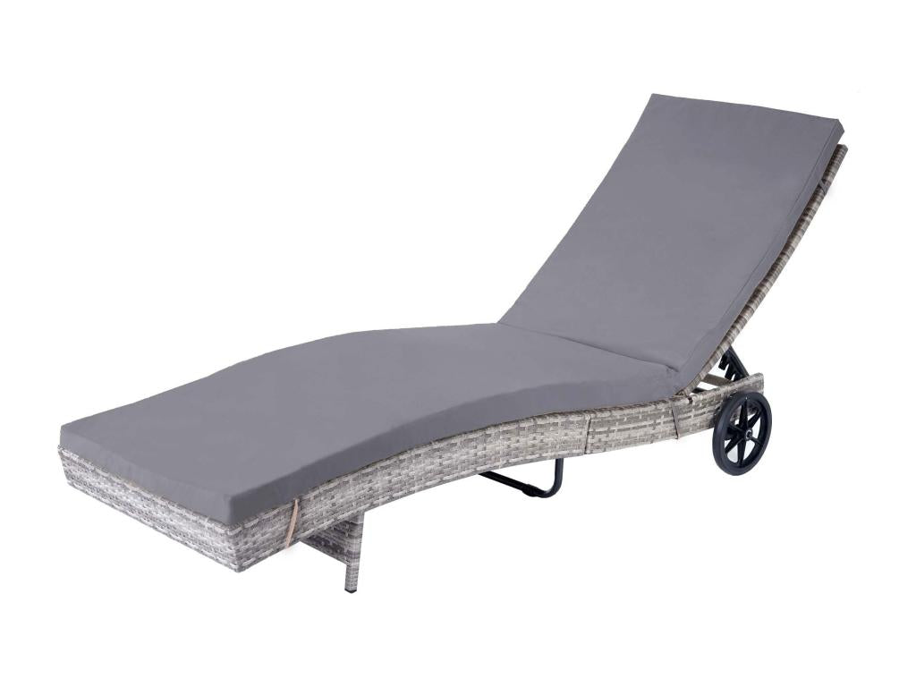 Chaise longue antracite