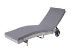 Chaise longue antracite