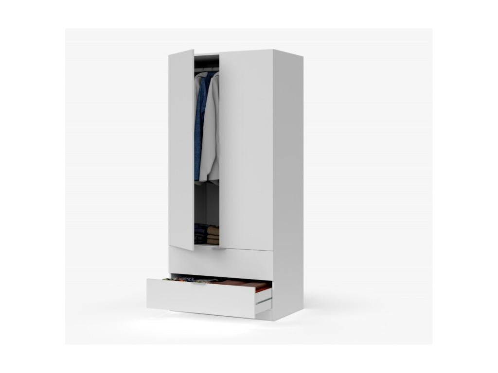 Armadio bianco, 180 x 81,5 x 52 cm