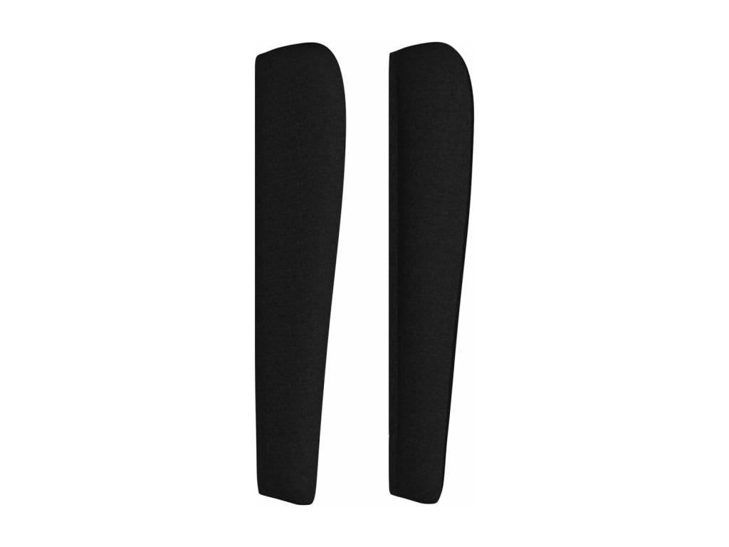 Letto in tessuto nero, 163 x 23 x 118 cm