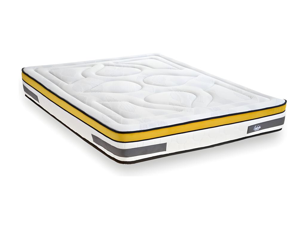 Materasso in metallo bianco, 90 x 200 cm - dlz1766569546356