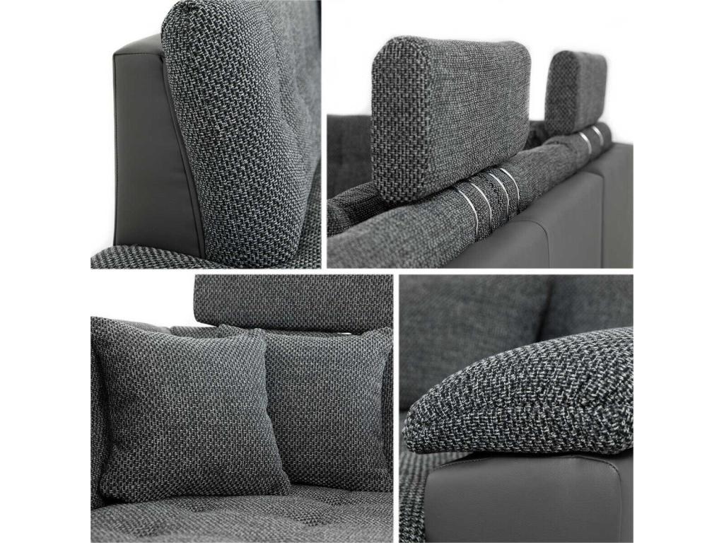 Divano marrone, 350 x 205 x 101 cm